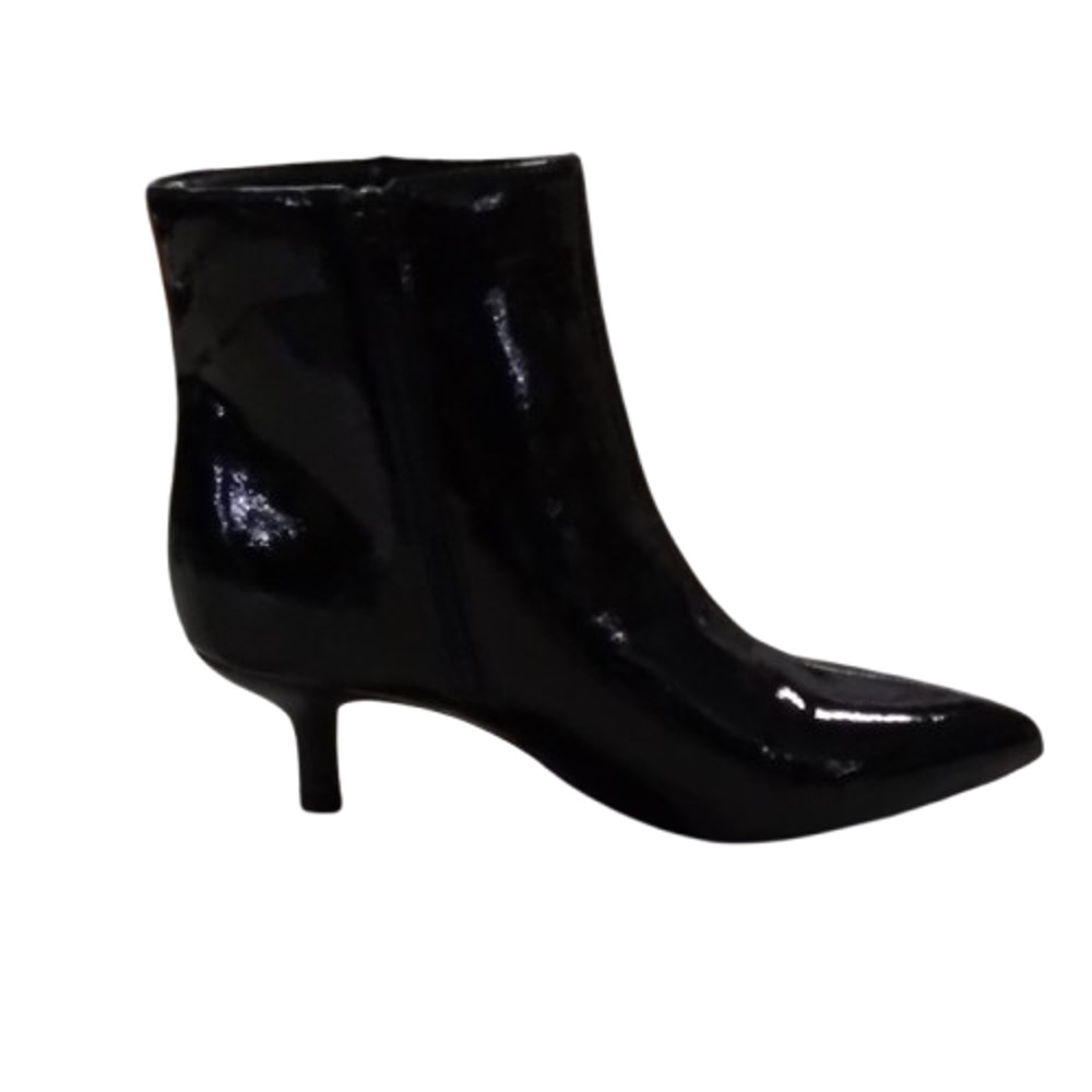 Women's Worthington Marsten Kitten Heel Booties - Black  - 7 - NIB